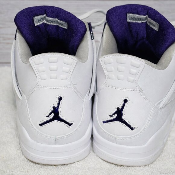 Jordan 4 Retro Mid Purple Metallic size 13 - Picture 2 of 3